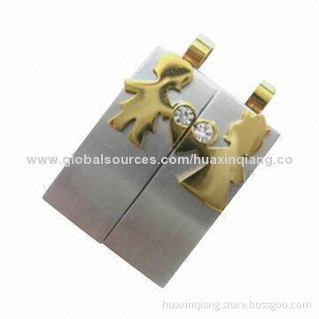 Diamond USB Flash Drive, 512MB-32GB Capacity, Metal + Diamond Material, USB 2.0
